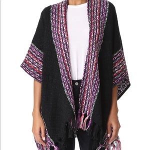 Rebecca minkoff ruana poncho